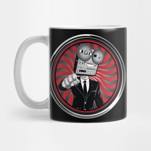 Classic Reel to Reel Man Fist Bump Mug